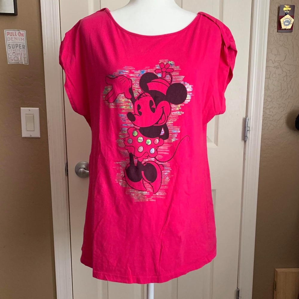 Holographic Minnie Mouse Top